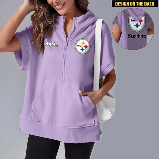 PREMIUM NFL X PS Short Sleeve Hooded Sweatshirt NDT LVH