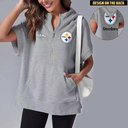 PREMIUM NFL X PS Short Sleeve Hooded Sweatshirt NDT LVH